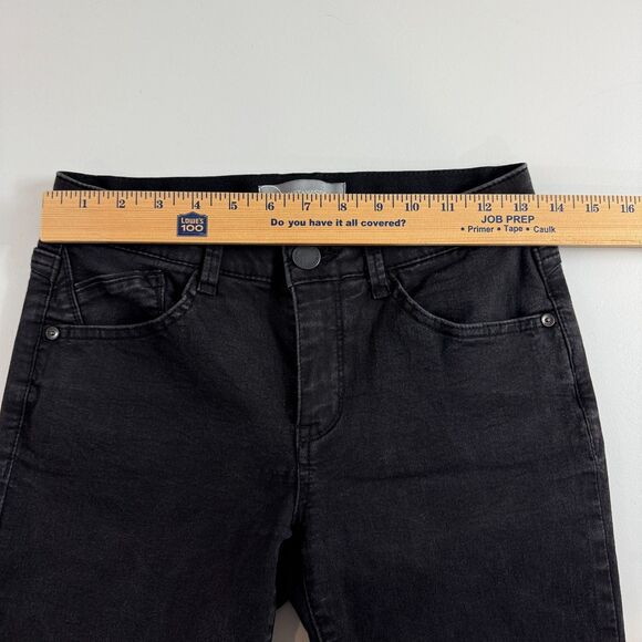 Wit & Wisdom Women's Black Skinny Jeans Stretch Waistband Size 4 - Picture 6 of 11